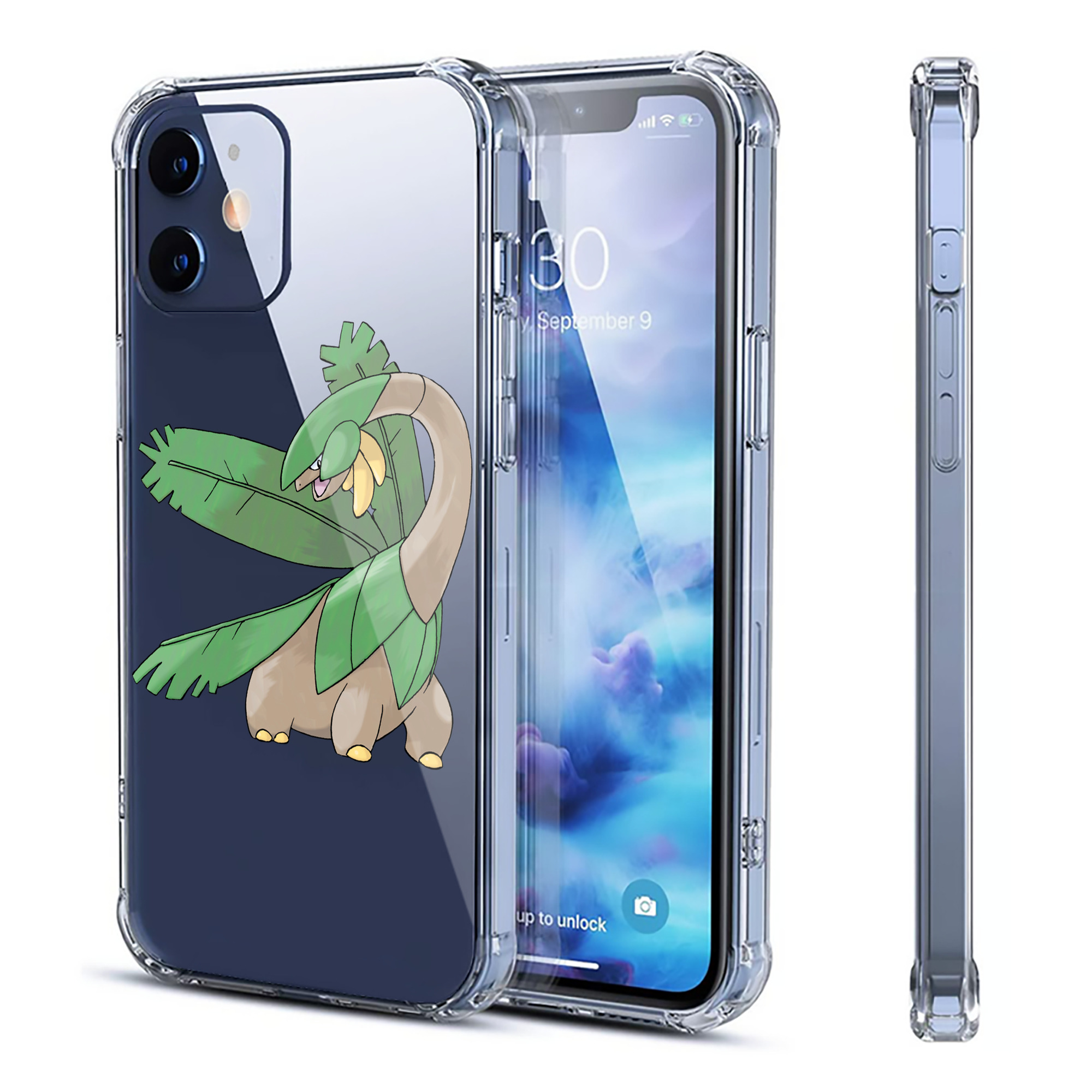 （画像用） ポケットモンスター Pokémon 【iPhone 12シリーズ対応】透明スマホケース（クリアソフトケース）